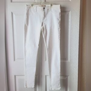 Hollister White Denim Super Skinny Jeans New Without Tags
